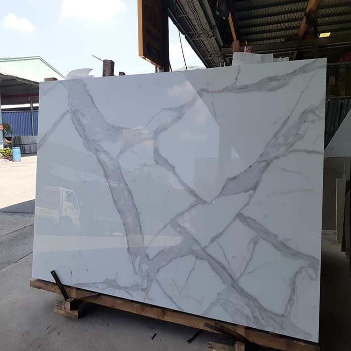 đá hoa cương marble đen vân trắng ý